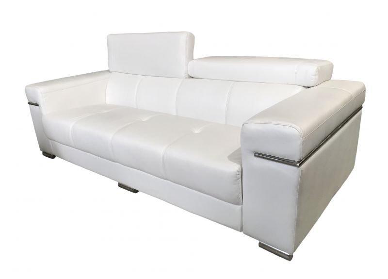 Anastasia Leather 3 Seater Lounge Suite - Floor Stock